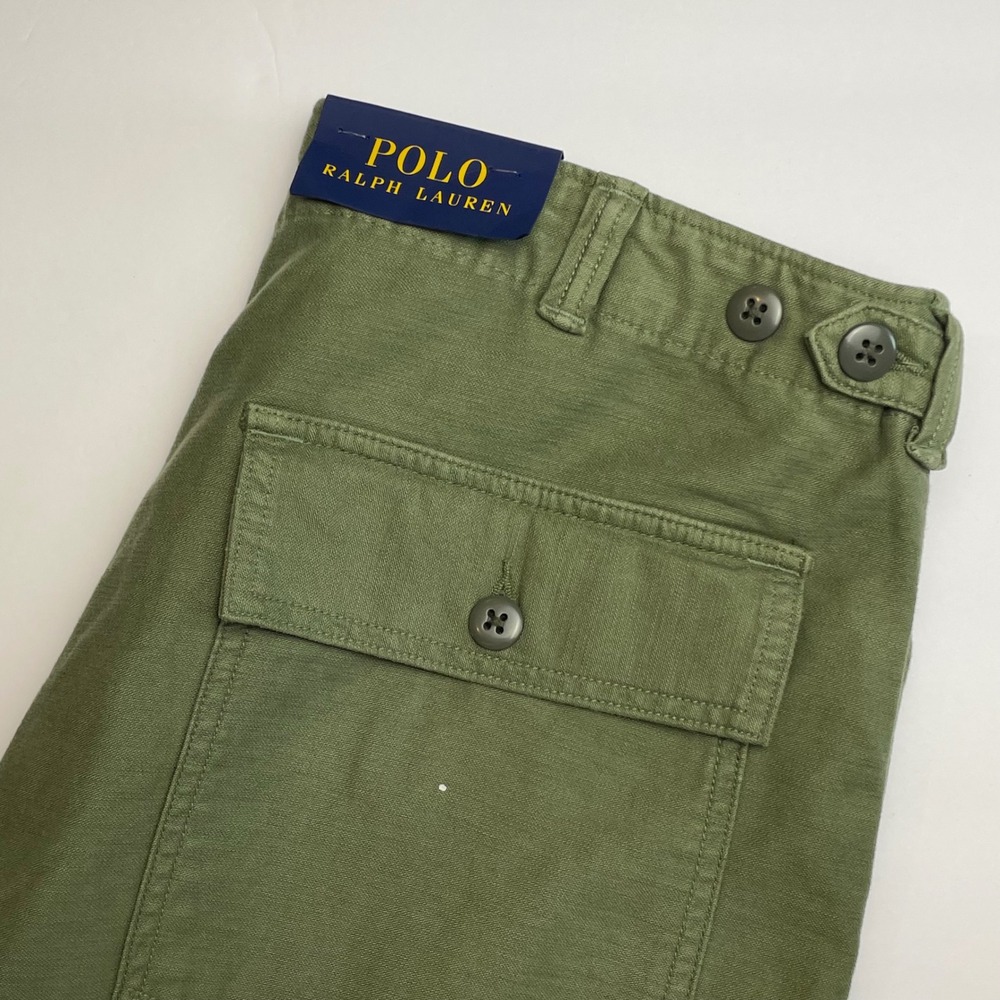 NEW Polo Ralph Lauren Reverse Sateen Utility Pant Mens 40x32(30"L) Olive Green
